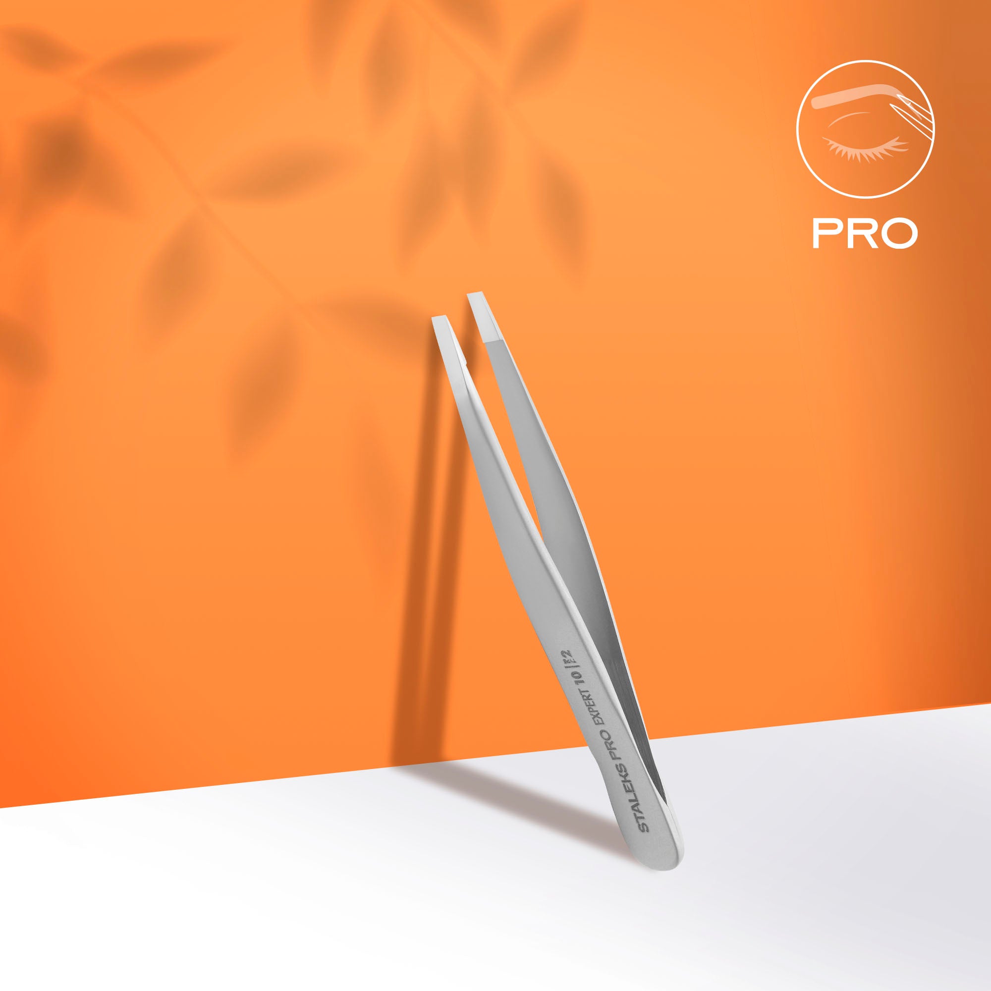 Eyebrow tweezers EXPERT 10 TYPE 2 (straight) image 0